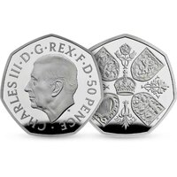 King Charles III 2022 50p Queen Elizabeth II Tribute Proof Coin