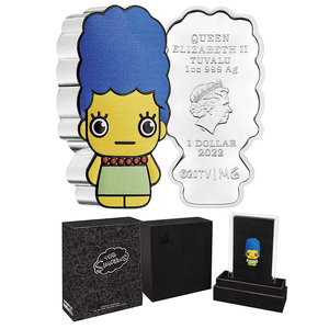 Marge Simpson 2022 1oz Silver Minted Mini Coin